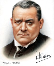 (Joseph) Hilaire Belloc (1870-1953), French-born British poet, writer and polemicist, 1927. Artist: Unknown