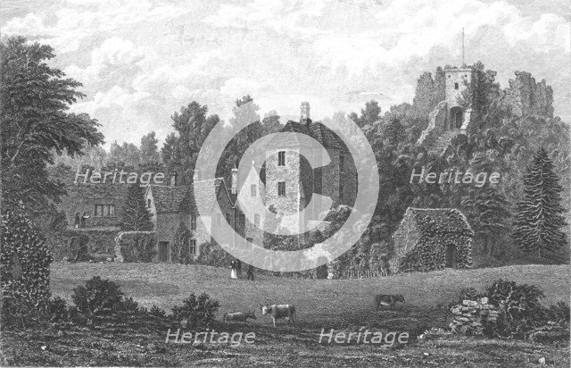 Carisbrooke Castle, Newport, Isle of Wight, early 19th century. Artist: George Brannon.