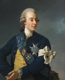 Gustav III with the Armlet of Freedom, 18th century. Creator: Workshop of Alexander Roslin.