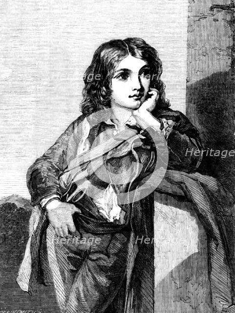 "A Neapolitan Peasant Boy" - painted by F. Y. Hurlestone - from the Exhibition of the Society of Bri Creator: Harvey Orrin Smith.