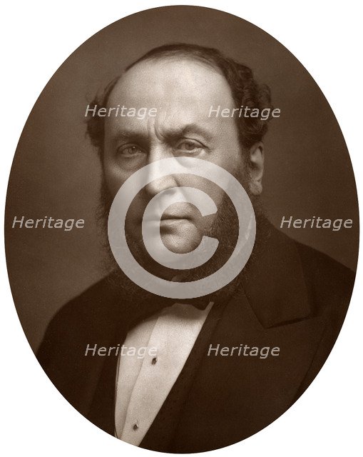 Sir Michael Costa, Italian-born British composer and conductor, 1883.Artist: Lock & Whitfield