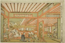 Snow-Viewing Entertainment, c. 1771. Creator: Utagawa Toyoharu.