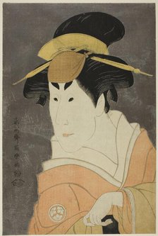 The actor Osagawa Tsuneyo II as Osan, Ippei’s elder sister, 1794. Creator: Tôshûsai Sharaku.