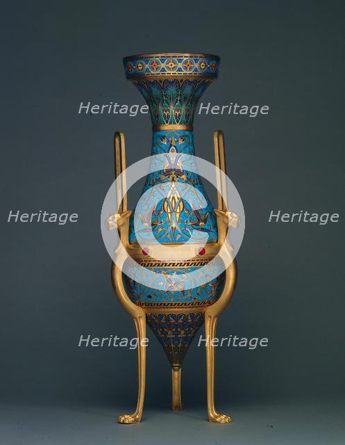 Vase, c. 1862. Creator: Firm of Ferdinand Barbedienne (French, 1810-1892); Louis-Constant Sévin (French, 1821-1888).