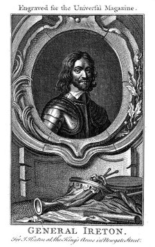 Henry Ireton, 17th century English Parliamentary commander. Creator: Unknown.