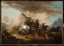 Battle Scene, before 1802. Creator: Aleksandr Orlovsky.