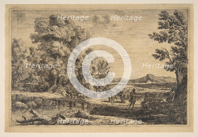 Rebecca and Eliezer, ca. 1638-41. Creator: Claude Lorrain.