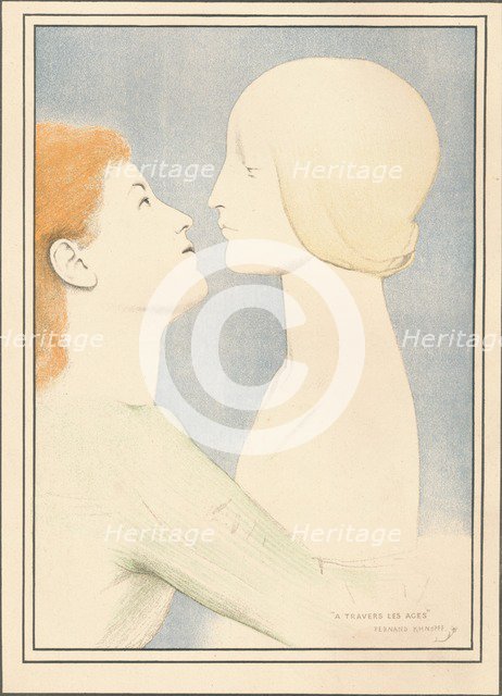 'A Travers Les Ages', c1895. Artist: Fernand Khnopff.