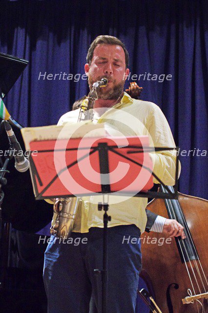 Sam Mayne, Watermill Jazz Club, Dorking, Surrey, 2015. Artist: Brian O'Connor.