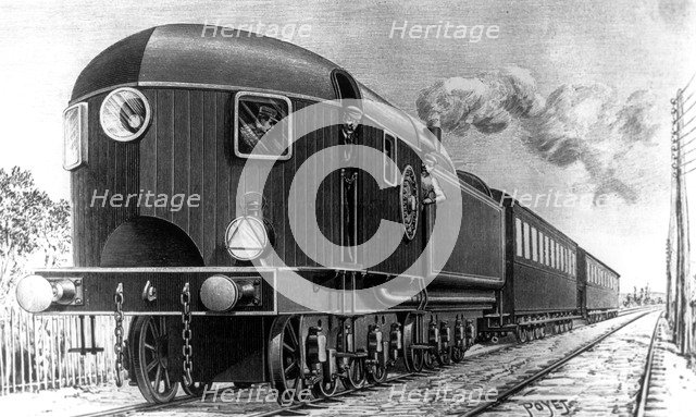 Express train, France, 1893. Artist: Unknown