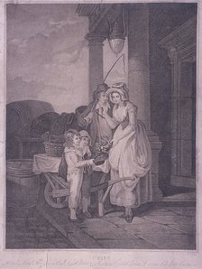'Round & Sound Fivepence a Pound Duke Cherries', Cries of London, 1795. Artist: Antoine Cardon