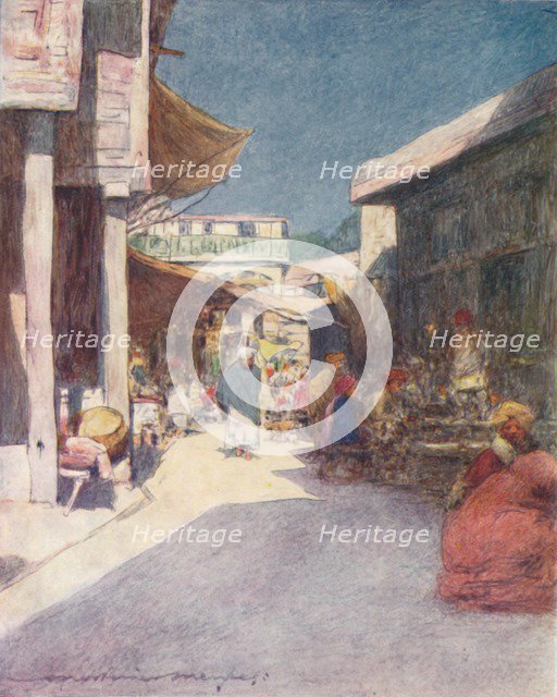 'A Narrow Street', 1905. Artist: Mortimer Luddington Menpes.