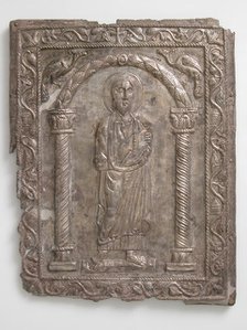 Plaque with Saint Paul, Byzantine, 550-600. Creator: Unknown.