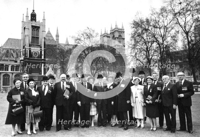 Jewish ex-servicemen and women, London, 17 May 1985. Artist: Unknown