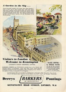 Advert for Barkers of Kensington, 1951. Artist: Unknown