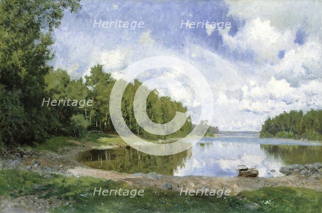 Lake View at Engelsberg, Västmanland, 1893. Creator: Olof Per Ulrik Arborelius.