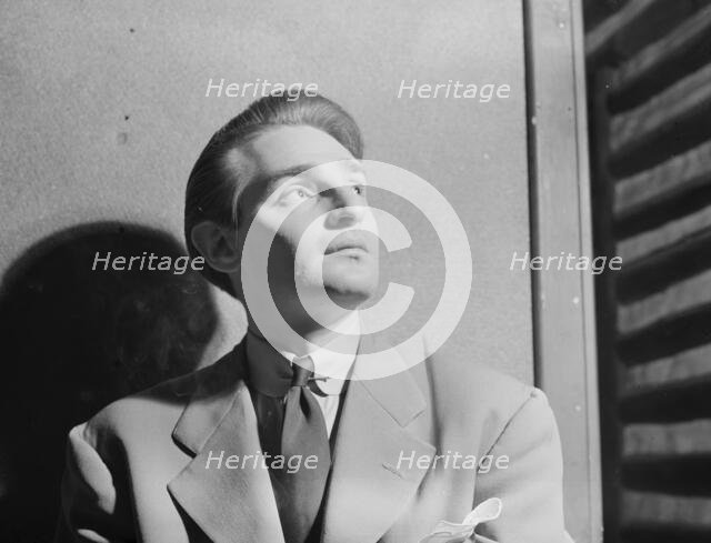 Portrait of Rod Raffel, New York, N.Y., 1946. Creator: William Paul Gottlieb.