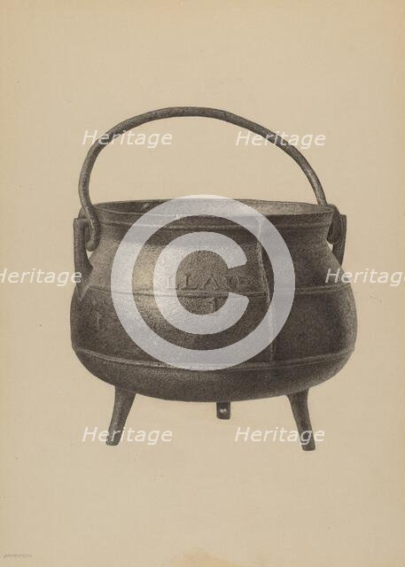 Kettle, c. 1940. Creator: Milton Grubstein.