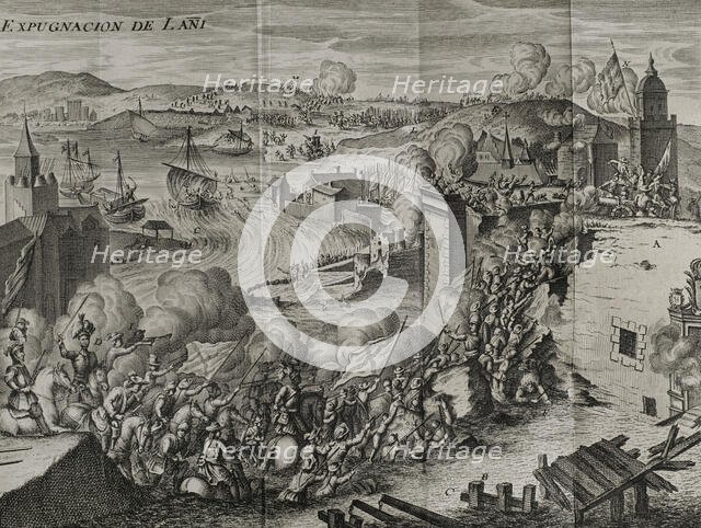 Expugnation of Lagny, 1590, (1748).  Creator: Unknown.