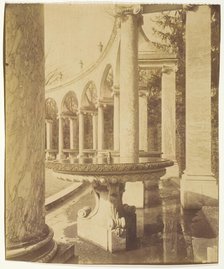 Bosquet de la Colonnade, les vasques, 1905. Creator: Eugene Atget.