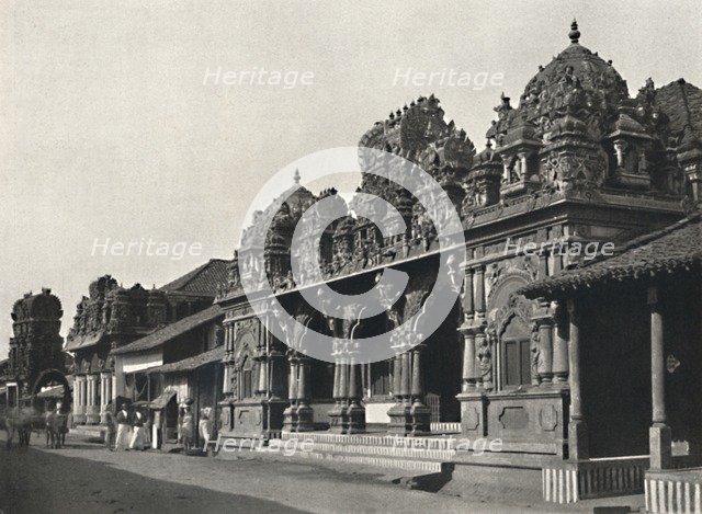 'Neuer Hindutempel Pithat, Colombo', 1926. Artist: Unknown.