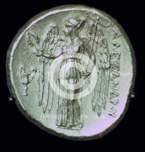 Gold coin of Alexander the Great, 4th century BC Artist: Unknown