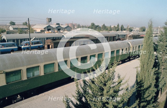 Railway station where Agatha Christie arrived, Mosul, Iraq, 1977.