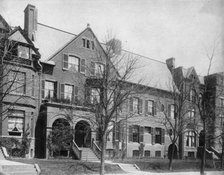 Sen. John Sherman's house, Mass. Ave. near 17th St., N.W., c1897. Creator: Frances Benjamin Johnston.
