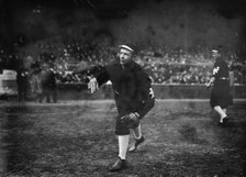 Christy Mathewson, New York, NL - World Series warm up (baseball), 1911. Creator: Bain News Service.