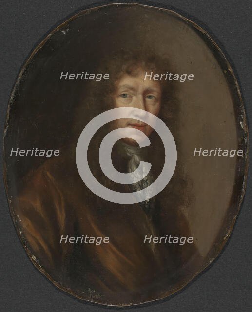 Male portrait, c1680. Creator: David van der Plas.