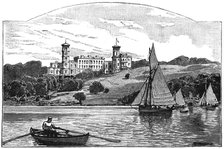 Osborne House from the Solent, East Cowes, Isle of Wight, 1900. Artist: Unknown