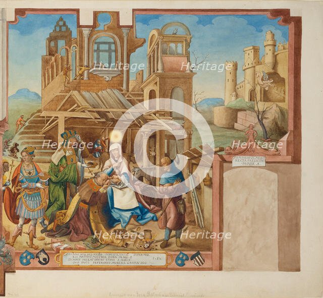 Adoration of the Magi, after 1850. Creator: Jakob Becker.
