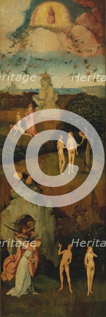 The Haywain (Triptych) Left panel, c. 1516. Artist: Bosch, Hieronymus (c. 1450-1516)