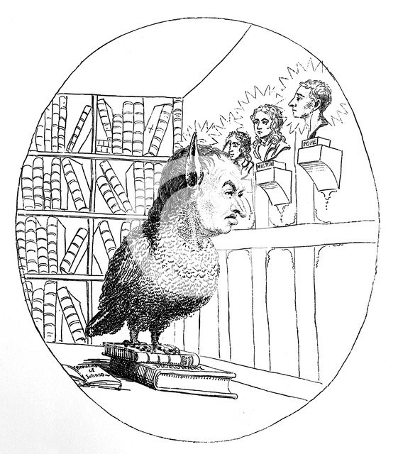 'Old Wisdom blinking at the stars', 1782.Artist: W Rennie