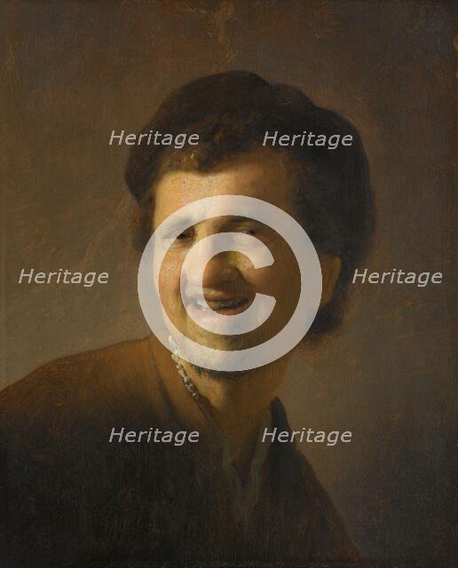 Laughing Young Man, c.1629-c.1630. Creator: Circle of Rembrandt.