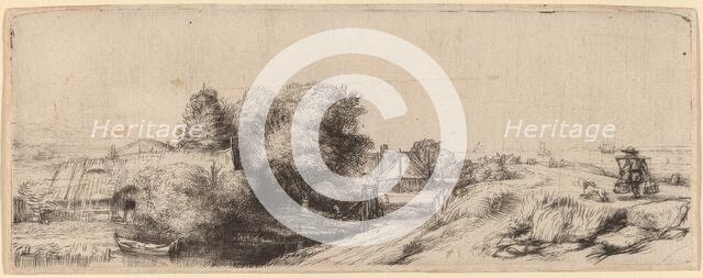 Landscape with a Milkman, c. 1650. Creator: Rembrandt Harmensz van Rijn.