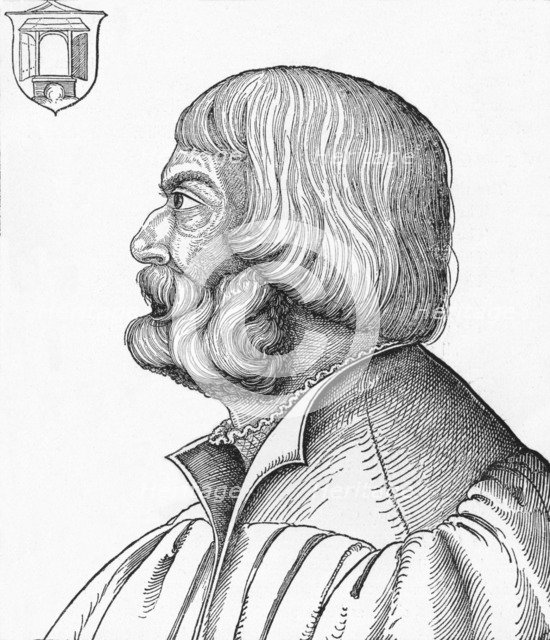 'Portrait of Albrecht Durer', 1527, (1906). Artist: Albrecht Durer.