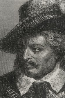 Oliver Cromwell, (1599-1658), Lord Protector of Great Britain, (1653-1658), 1856.  Creator: Unknown.