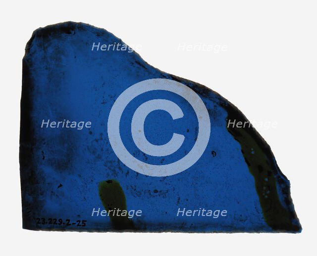 Glass Fragment, French, 16th century. Creator: Unknown.