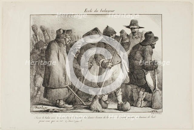 School for Street-Sweepers, 1822. Creator: Nicolas-Toussaint Charlet.