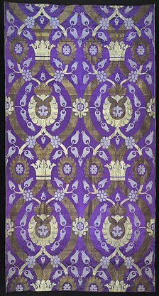 Panel (Furnishing Fabric), Scotland, 1885/90. Creator: Alexander Morton & Co..