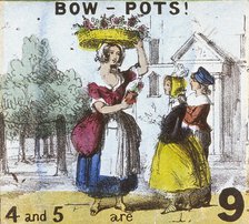 'Bow-pots!', Cries of London, c1840. Artist: TH Jones