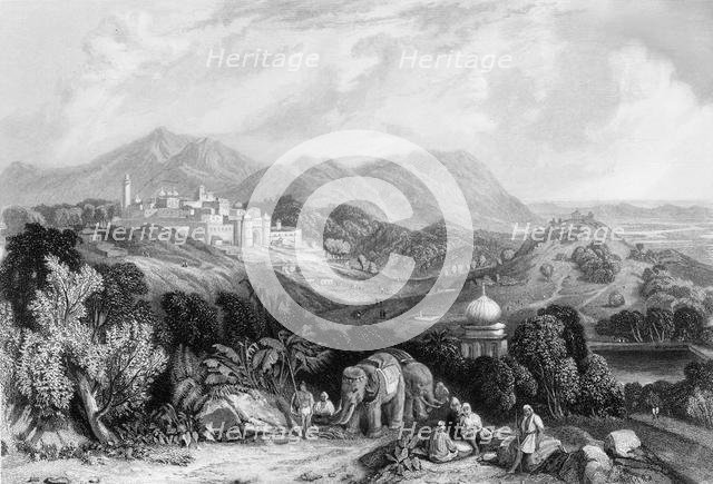 'The City of Nahun', 1838. Creator: George Francis White.