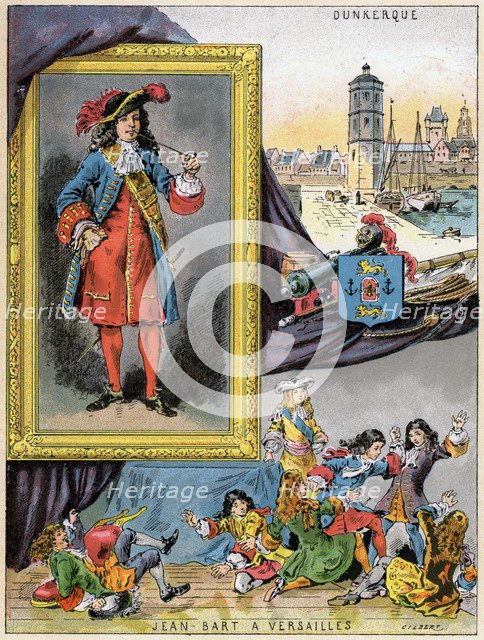 Jean Bart, French naval commander and privateer, 1898. Artist: Gilbert