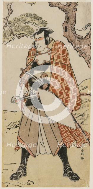 Ichikawa Danjuro V as a Travelling Warrior, late 1780s. Creator: Katsukawa Shunko (Japanese, 1743-1812).