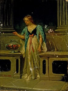  'Woman', 1869, by Josep Serra Porson.