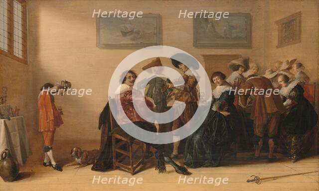 Merry Company in a Room, 1633. Creator: Anthonie Palamedesz.
