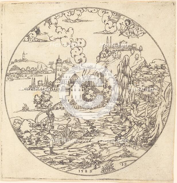 Neptune and Arethusa. Creator: Master I.S..