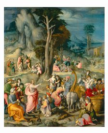 The Gathering of Manna, 1540/1555. Creator: Bacchiacca.