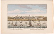 View of Fort Saint George at Madras, 1754. Creator: Unknown.